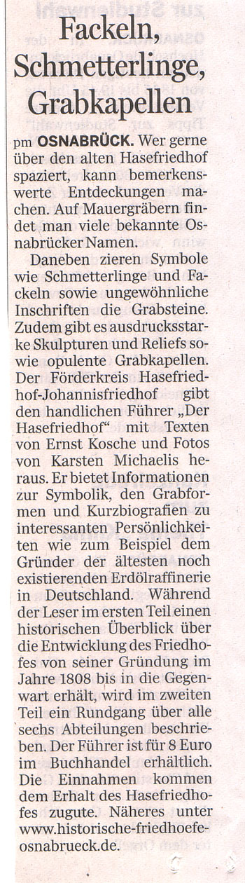 07.12.2010 Neue Osnabrücker Zeitung