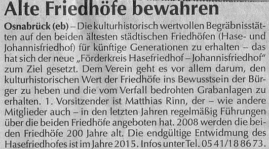 06.04.2005 Osnabrücker Nachrichten
