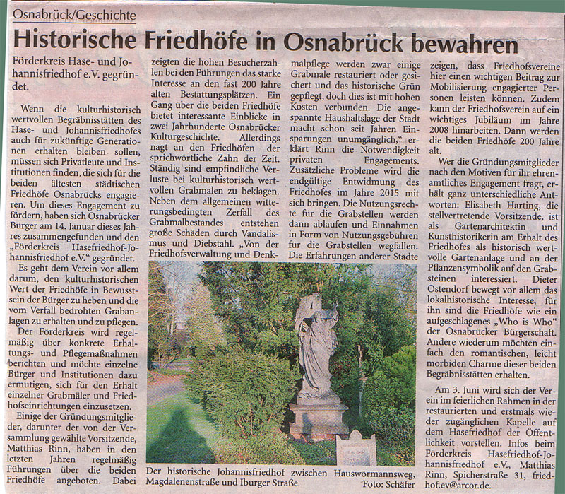 03.04.2005 Osnabrücker Sonntagszeitung